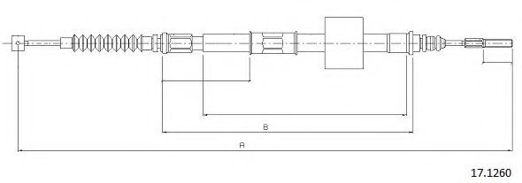 Cablu, frana de parcare