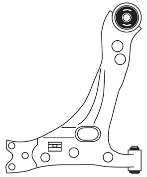 Brat, suspensie roata