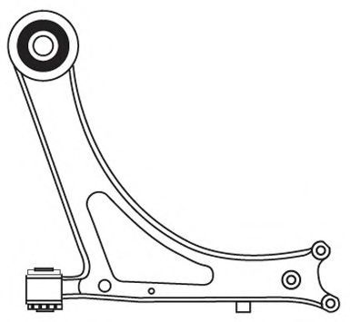 Brat, suspensie roata