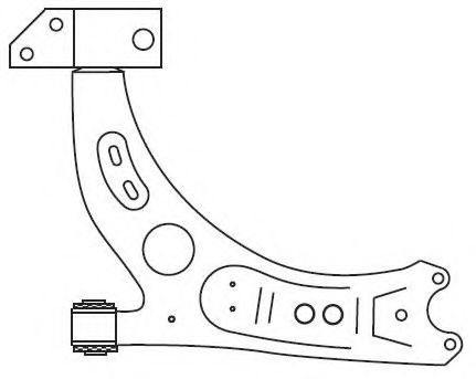 Brat, suspensie roata