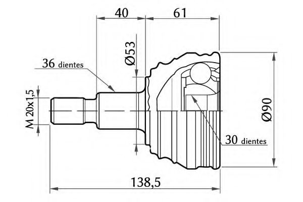Set articulatie, planetara