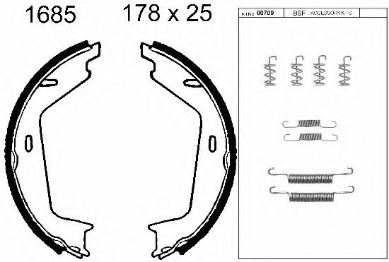Set saboti frana, frana de mana