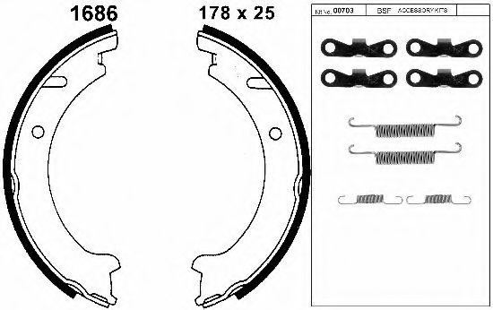 Set saboti frana, frana de mana