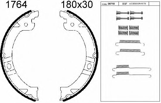 Set saboti frana, frana de mana
