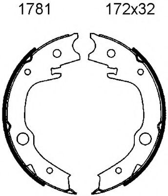 Set saboti frana, frana de mana