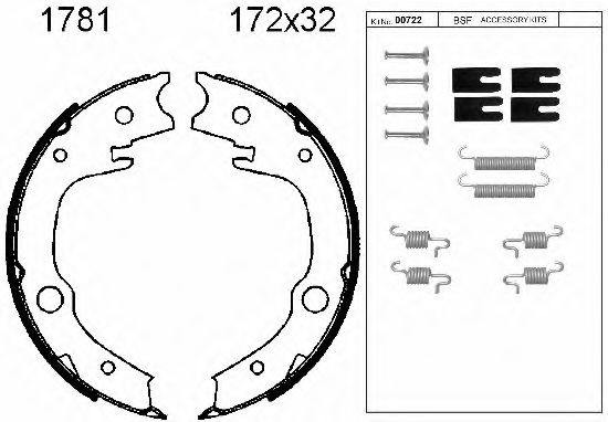 Set saboti frana, frana de mana