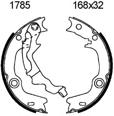 Set saboti frana, frana de mana