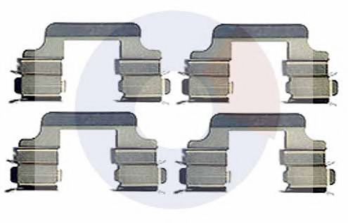 Set accesorii, placute frana