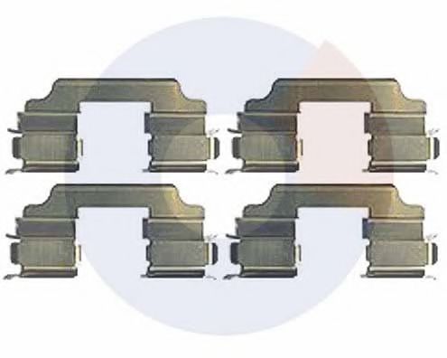 Set accesorii, placute frana