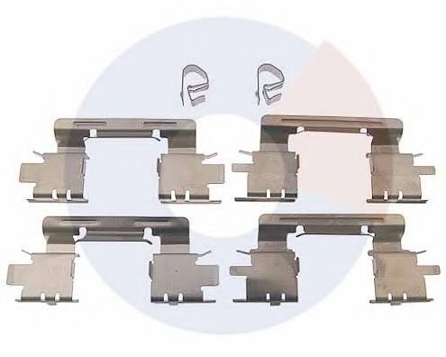 Set accesorii, placute frana