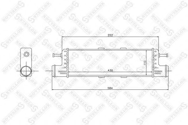 Intercooler, compresor