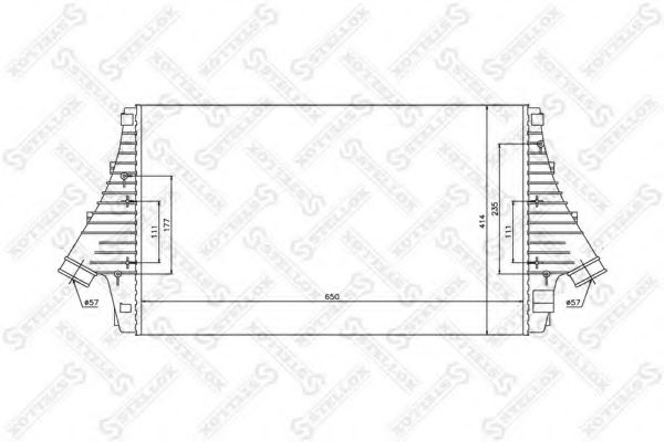 Intercooler, compresor
