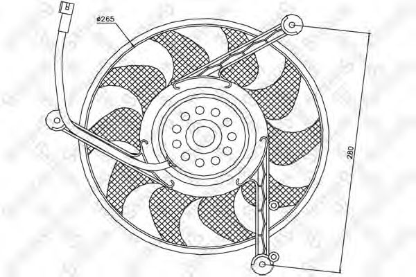 Ventilator, radiator
