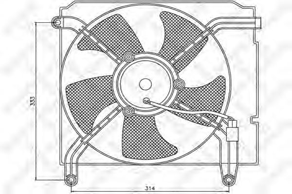 Ventilator, radiator