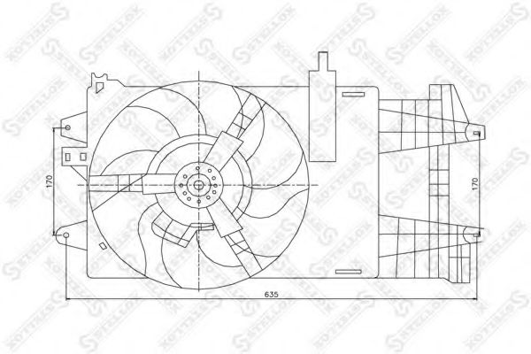 Ventilator, radiator