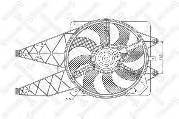 Ventilator, radiator