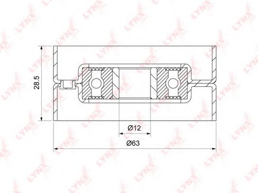Rola ghidare/conducere, curea distributie