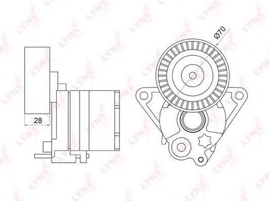 Intinzator curea, curea distributie