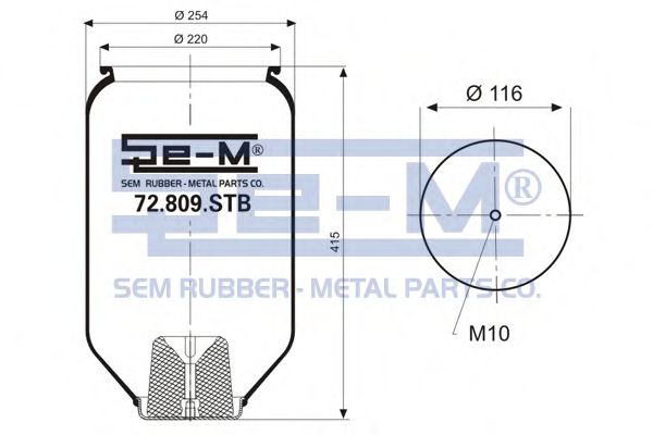 Burduf, suspensie pneumatica