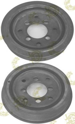 Fulie curea, arbore cotit