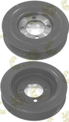 Fulie curea, arbore cotit