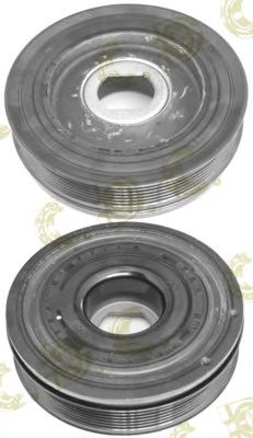 Fulie curea, arbore cotit