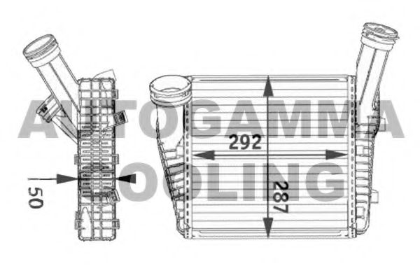 Intercooler, compresor