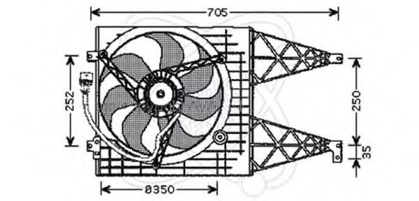 Ventilator, radiator