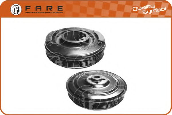 Fulie curea, arbore cotit