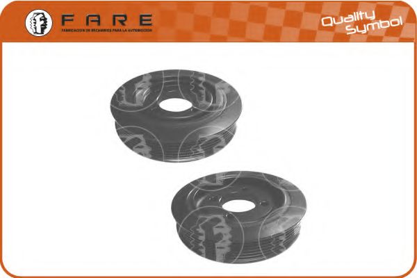 Fulie curea, arbore cotit