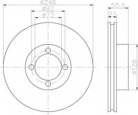 Disc frana