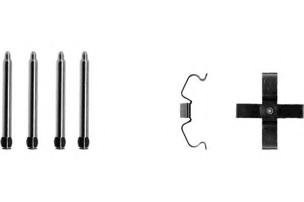 Set accesorii, placute frana