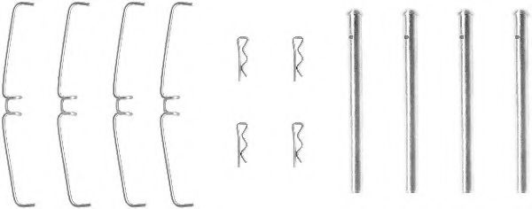 Set accesorii, placute frana
