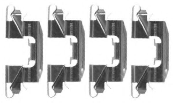 Set accesorii, placute frana