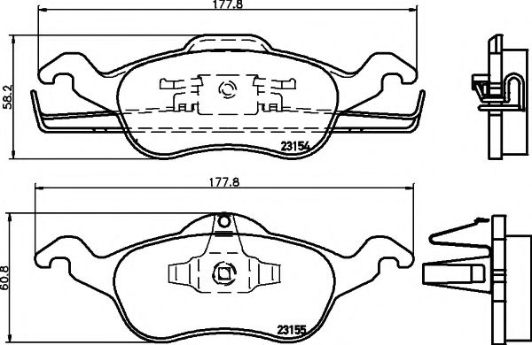 Set frana, frana disc