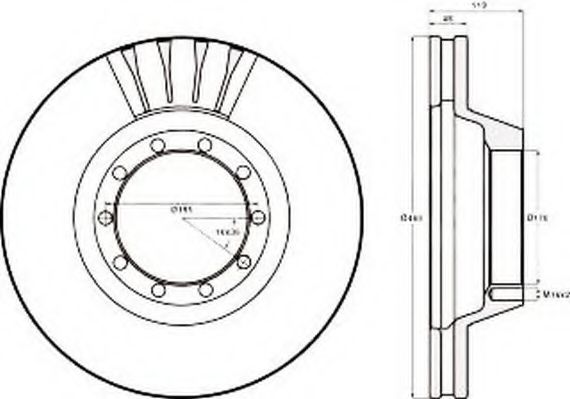 Disc frana