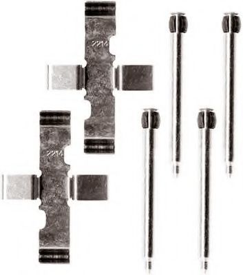 Set accesorii, placute frana