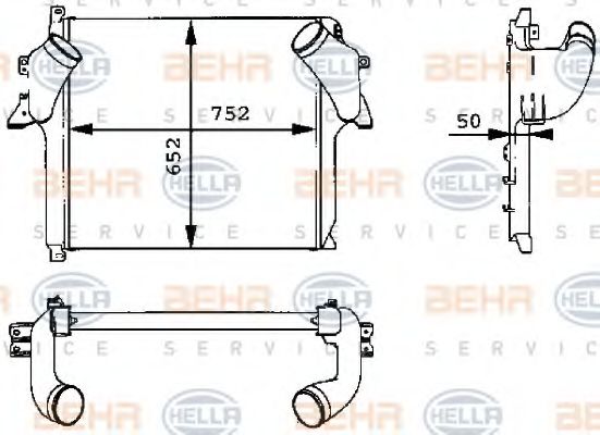 Intercooler, compresor