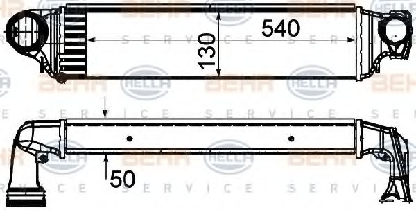 Intercooler, compresor