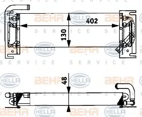 Radiator ulei, ulei motor