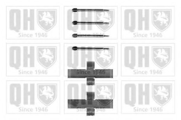 Set accesorii, placute frana