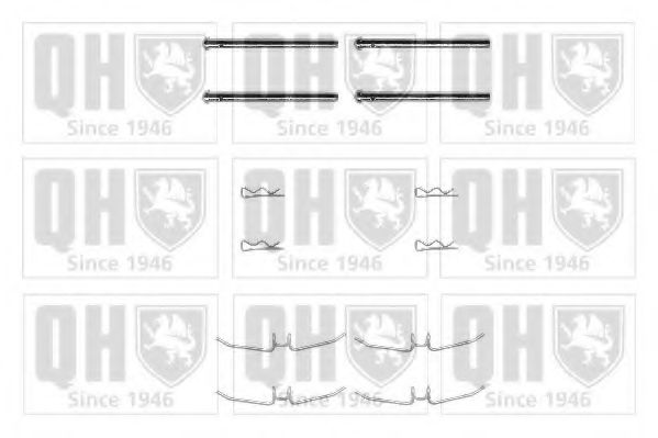 Set accesorii, placute frana
