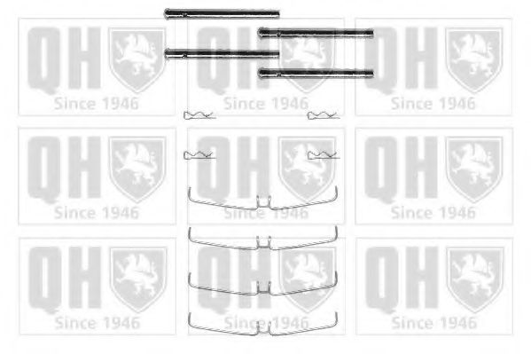 Set accesorii, placute frana