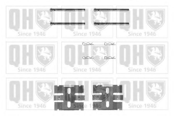 Set accesorii, placute frana