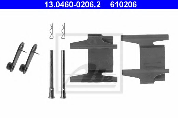 Set accesorii, placute frana