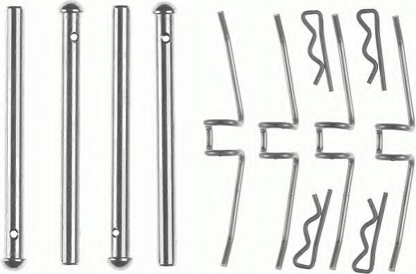 Set accesorii, placute frana