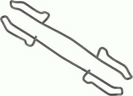 Set accesorii, placute frana