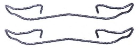 Set accesorii, placute frana