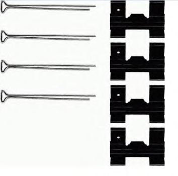 Set accesorii, placute frana