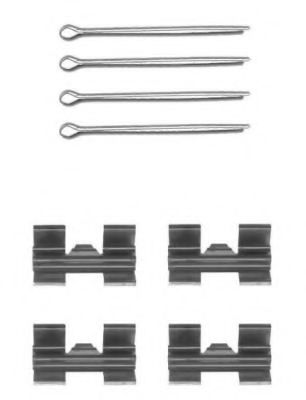 Set accesorii, placute frana